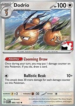 151 085 Dodrio Prize Pack Series 5 Stamped