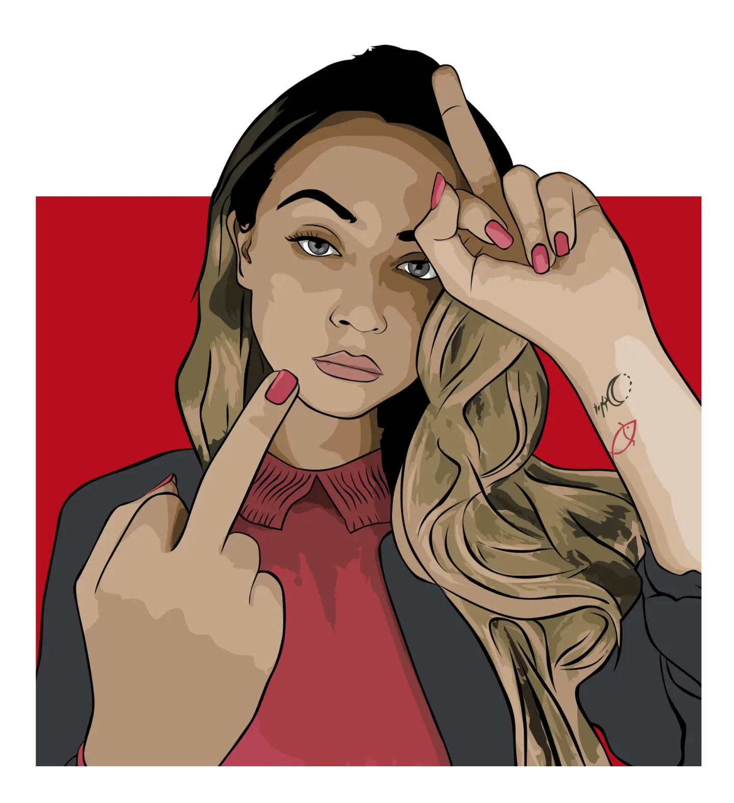 Customs Digital Portrait