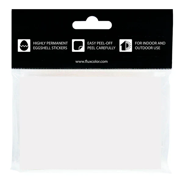 FLUX Eggshell Stickers 50 pcs Red - Image 4