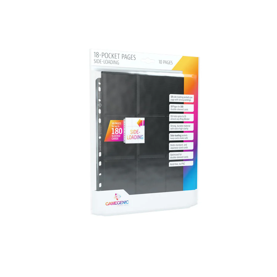 Gamegenic Sideloading 18-Pocket Pages 10 pcs Pack - Image 4