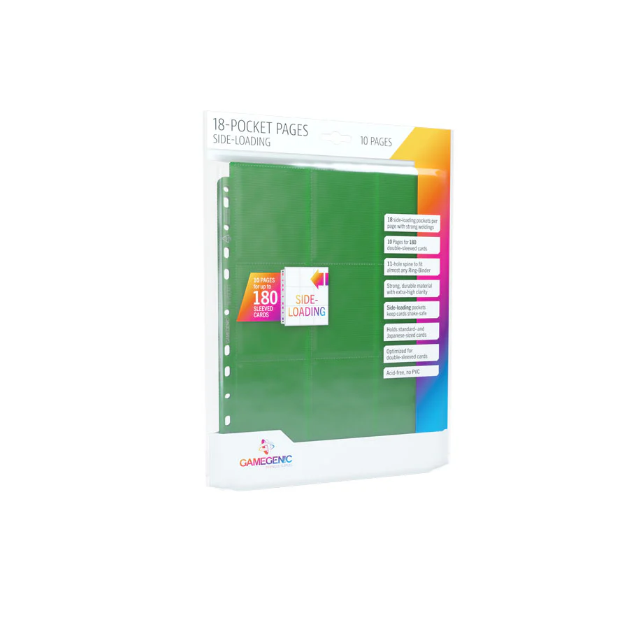 Gamegenic Sideloading 18-Pocket Pages 10 pcs Pack - Image 7