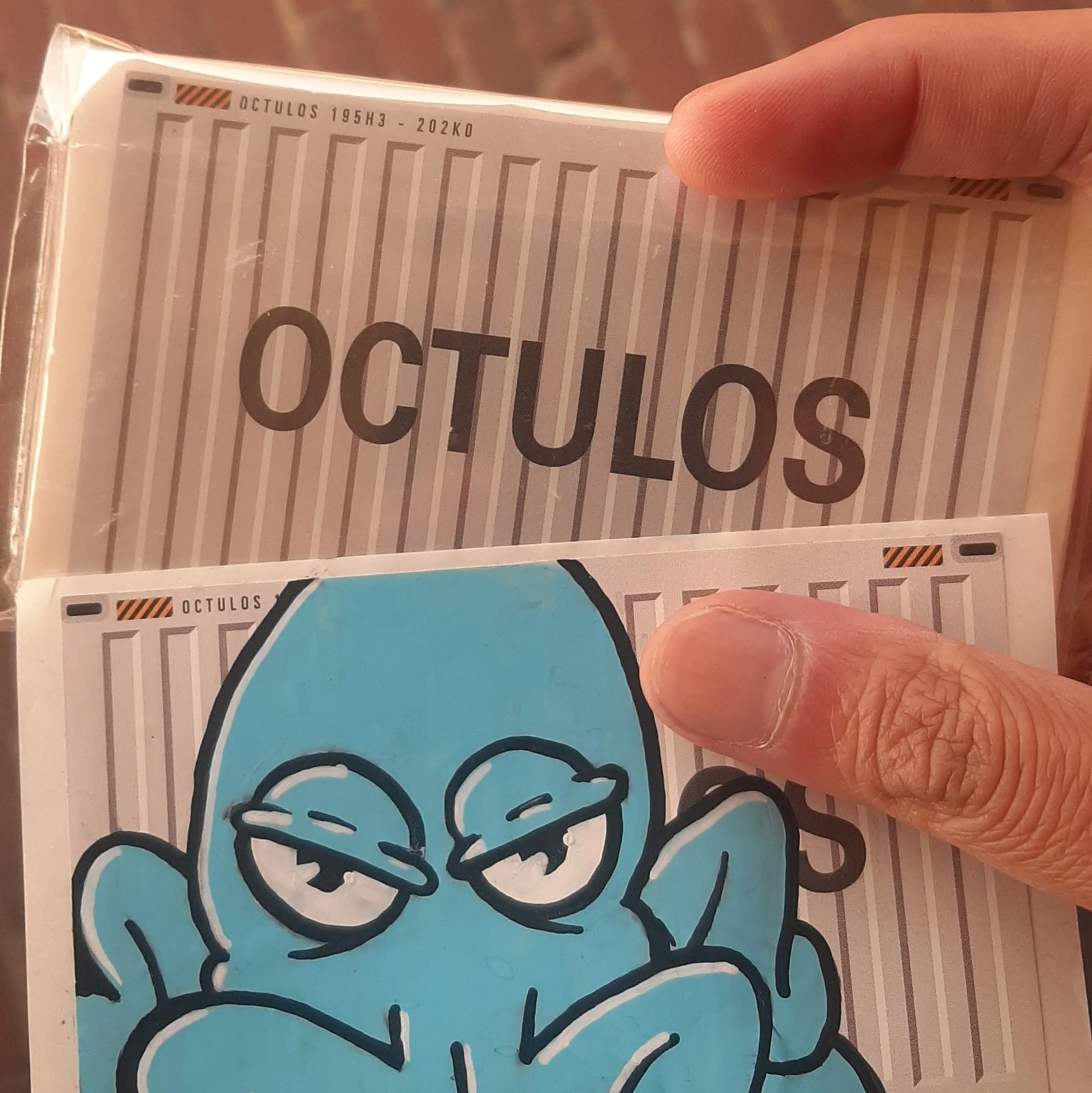 Octulos Container Eggshell Sticker - Image 4