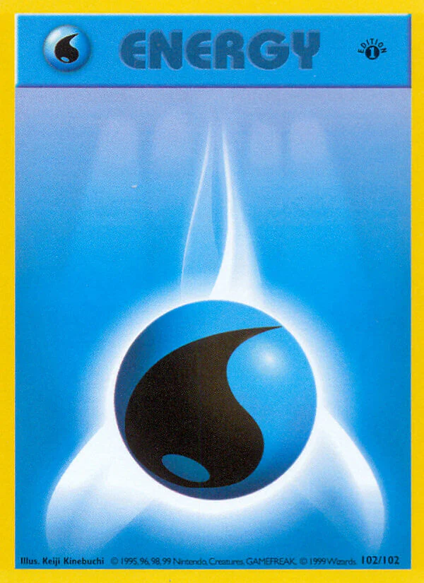 Base Set 102 Water Energy