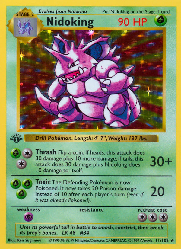 Base Set 011 Nidoking