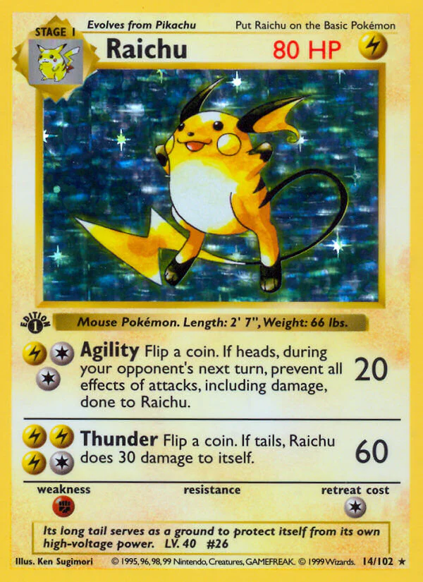 Base Set 014 Raichu