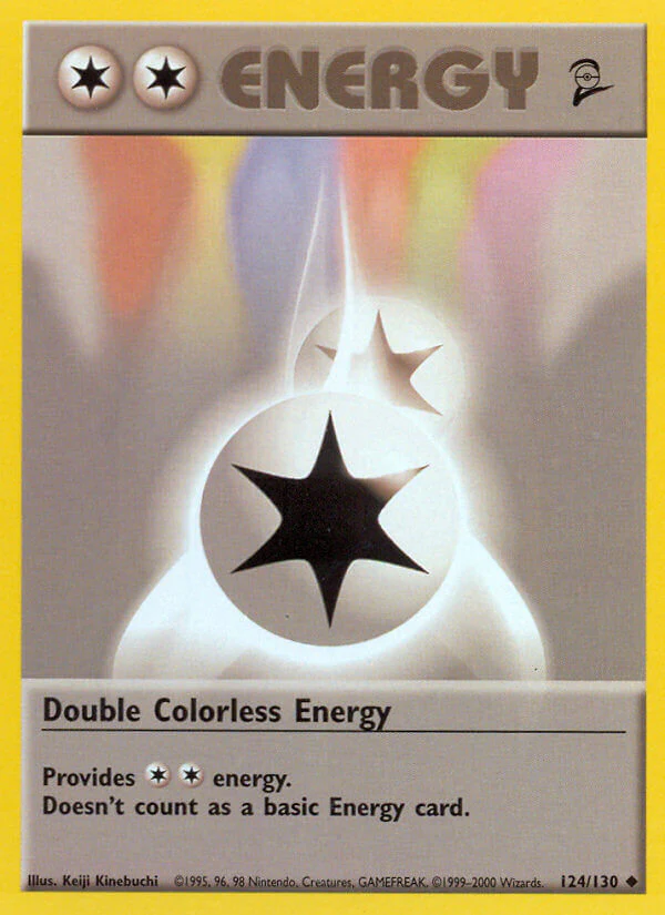 Base Set 2 124 Double Colorless Energy