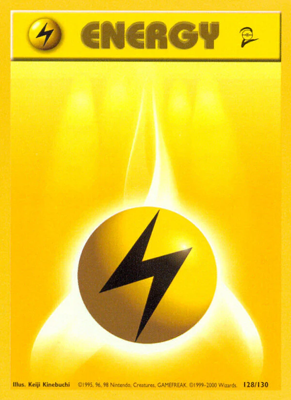 Base Set 2 128 Lightning Energy