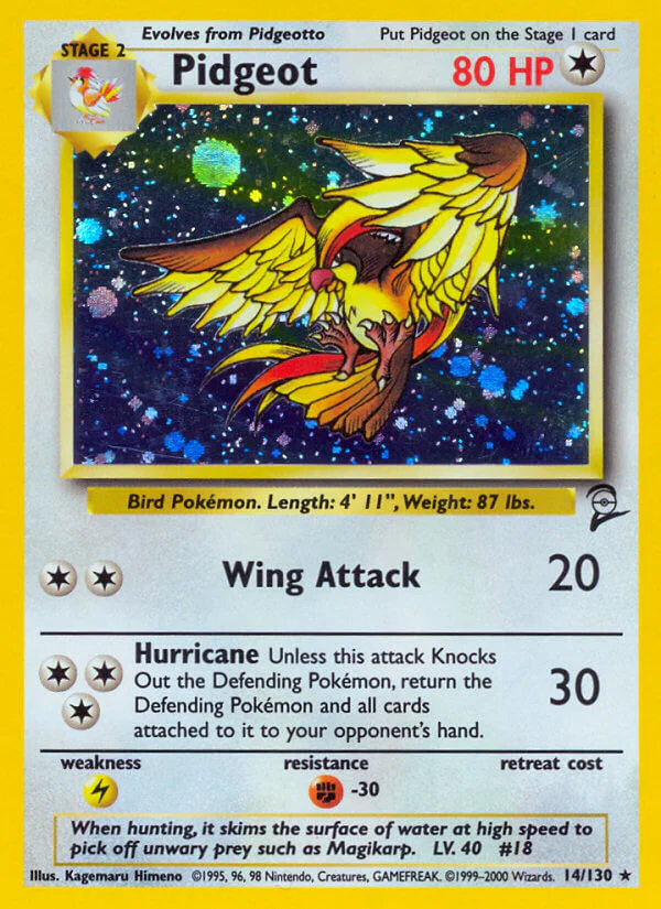 Base Set 2 014 Pidgeot
