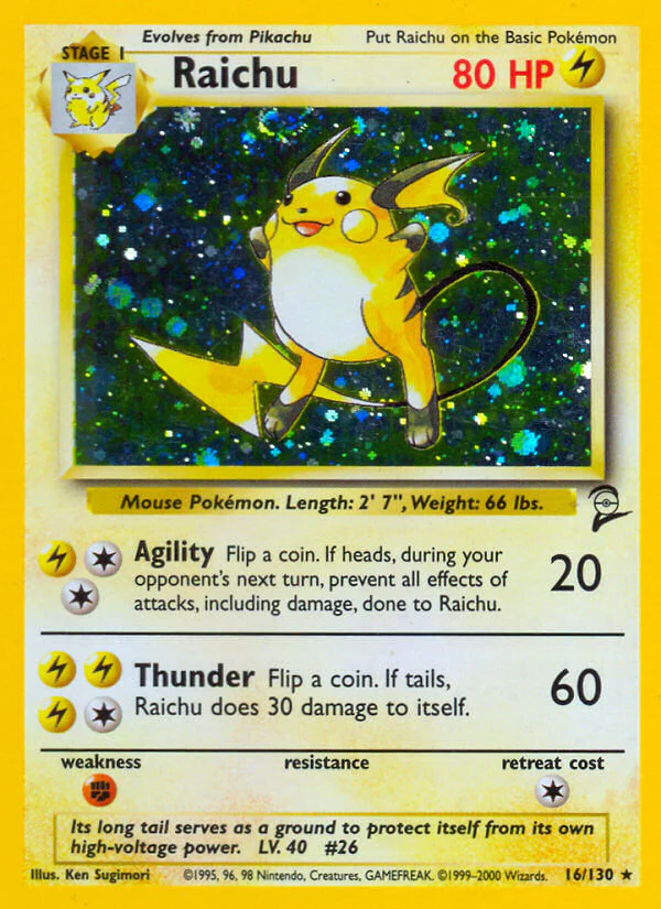 Base Set 2 016 Raichu