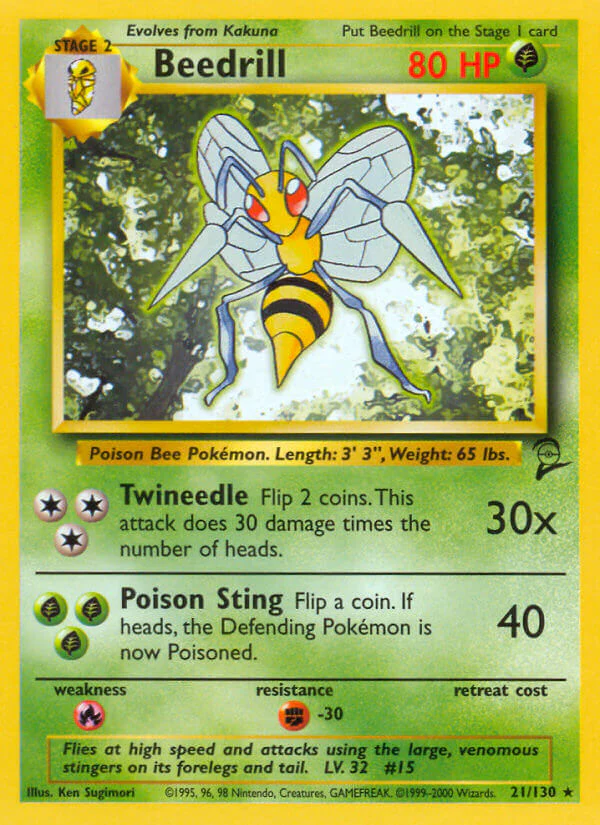 Base Set 2 021 Beedrill