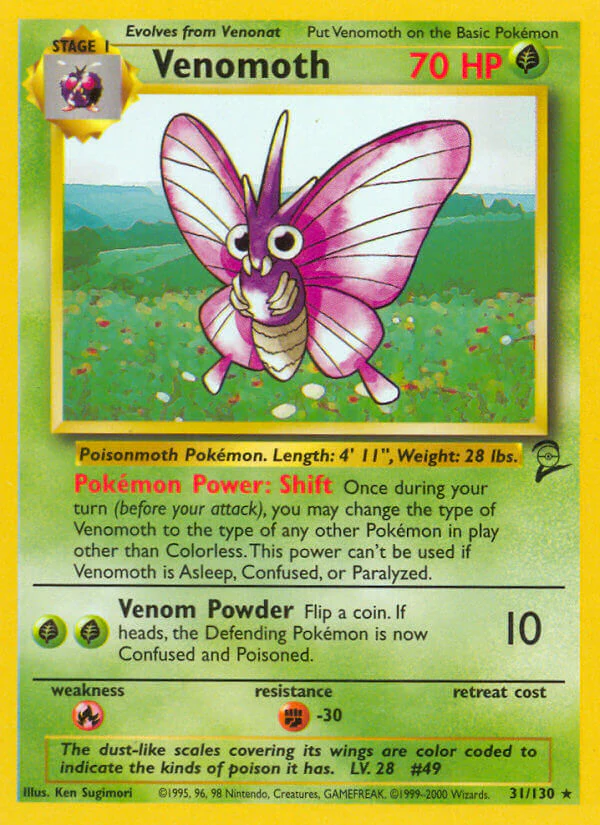 Base Set 2 031 Venomoth