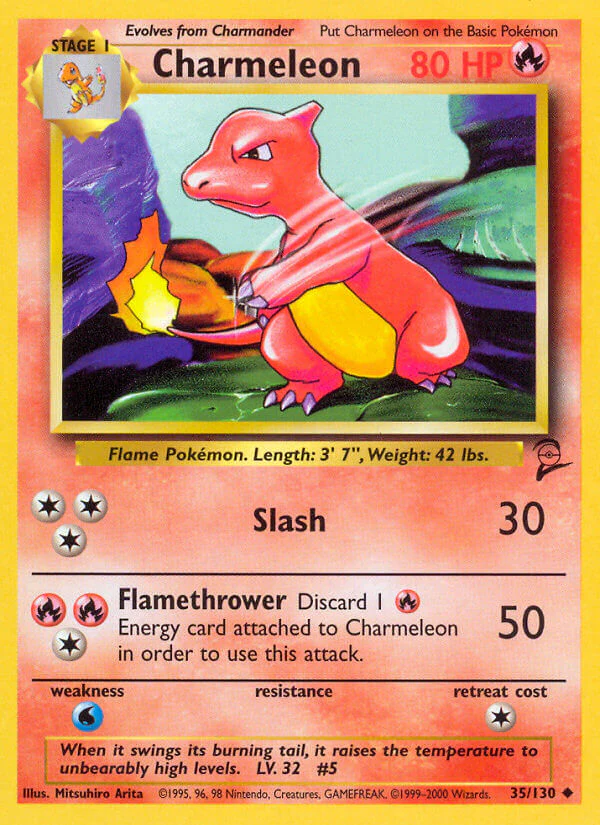 Base Set 2 035 Charmeleon