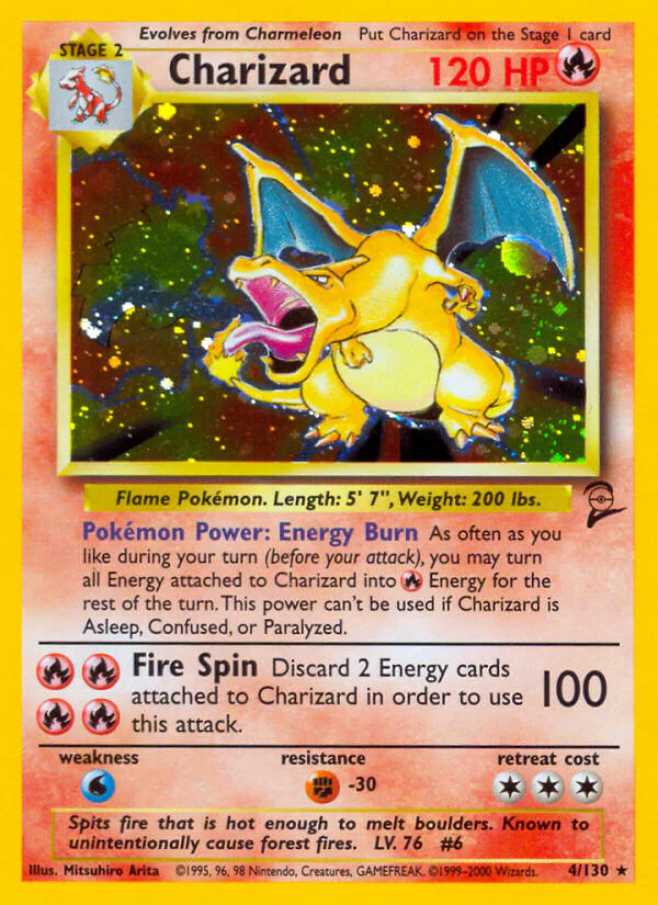 Base Set 2 004 Charizard