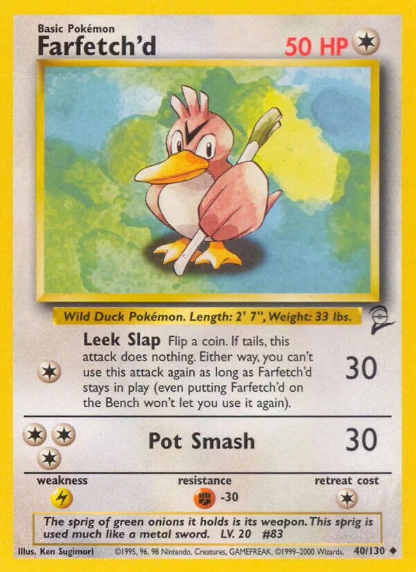 Base Set 2 040 Farfetch'd