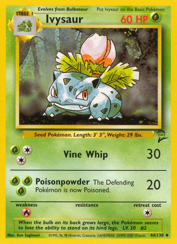 Base Set 2 044 Ivysaur