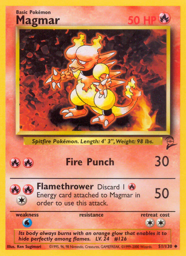 Base Set 2 051 Magmar