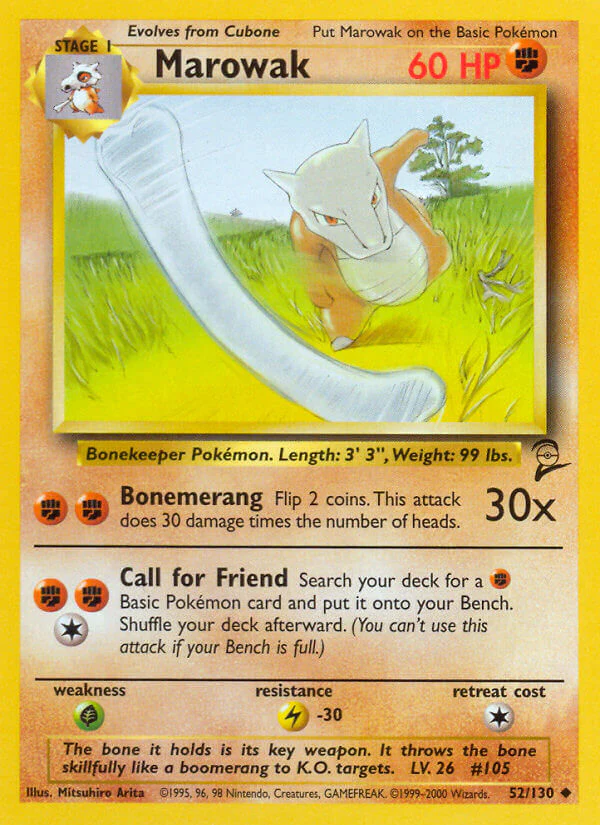 Base Set 2 052 Marowak