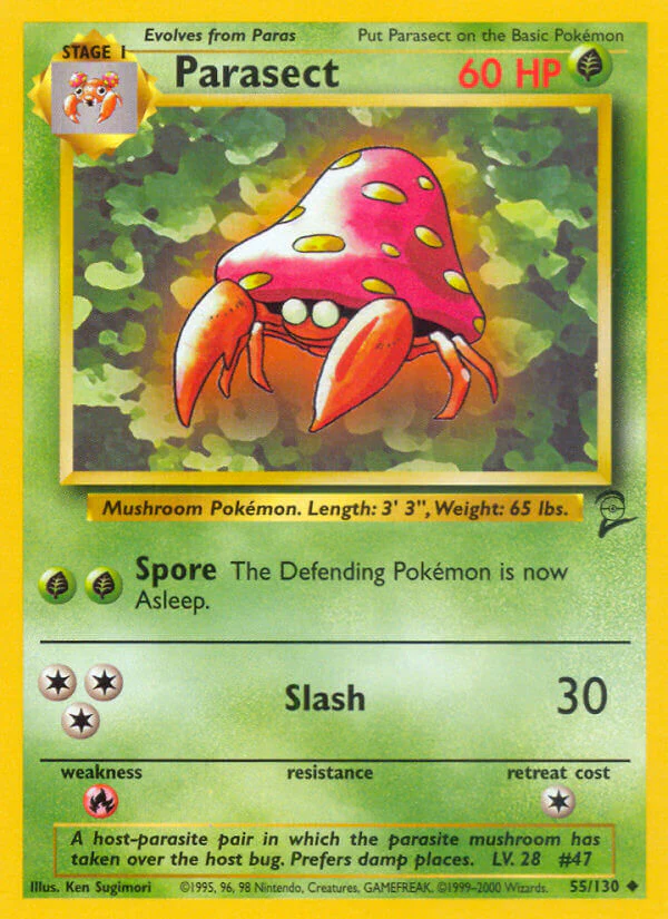 Base Set 2 055 Parasect