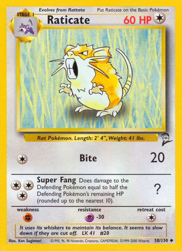 Base Set 2 058 Raticate