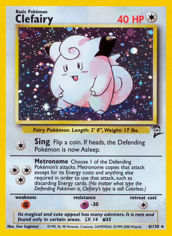 Base Set 2 006 Clefairy