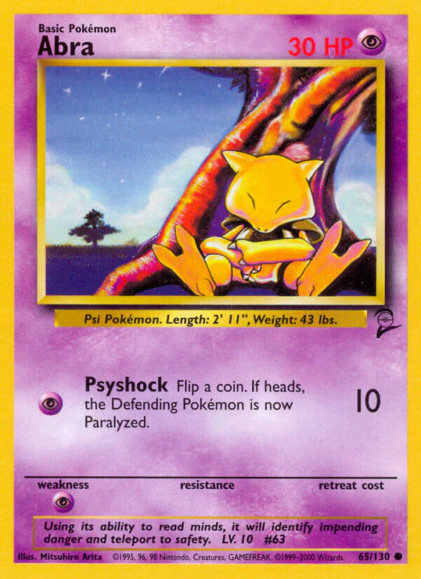 Base Set 2 065 Abra