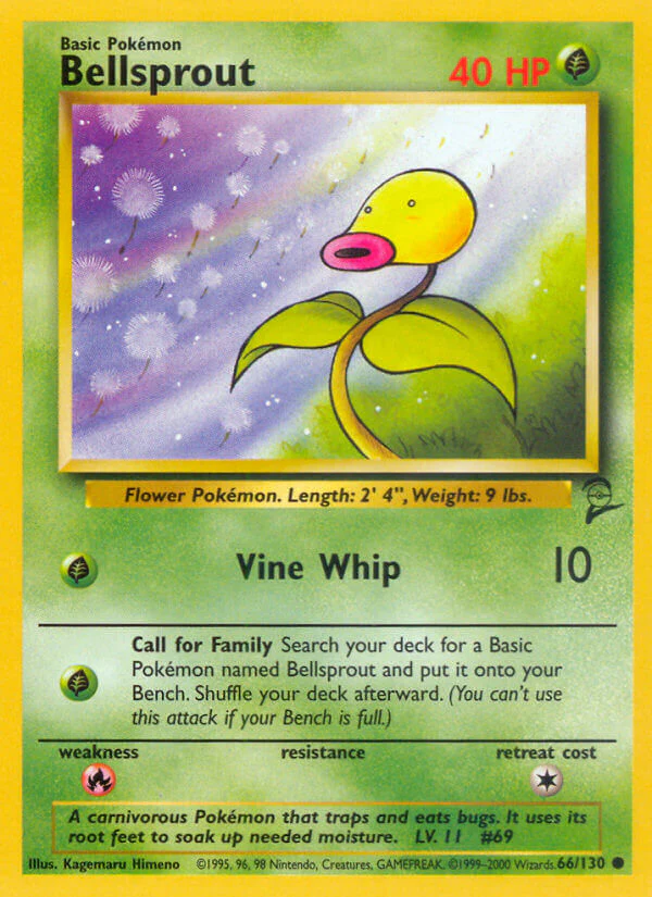 Base Set 2 066 Bellsprout