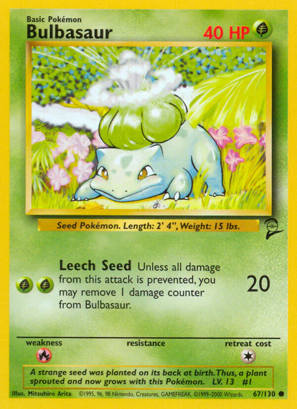 Base Set 2 067 Bulbasaur