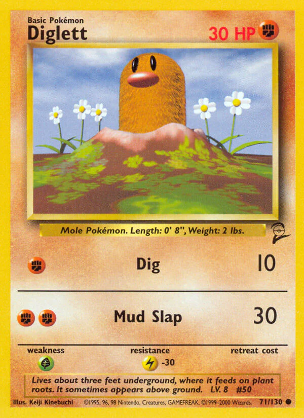 Base Set 2 071 Diglett