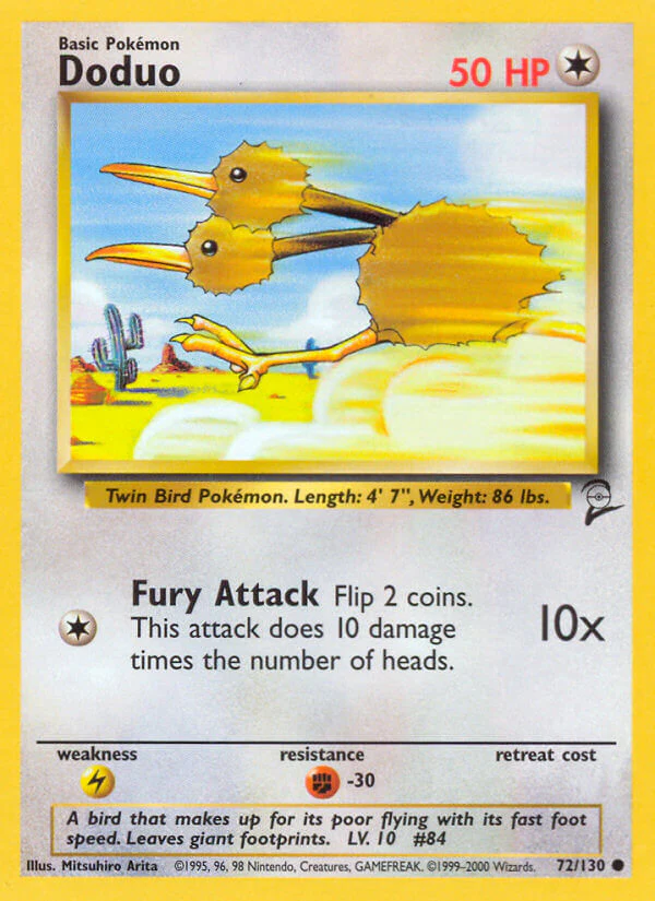 Base Set 2 072 Doduo