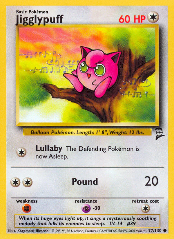 Base Set 2 077 Jigglypuff