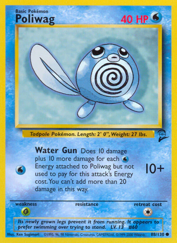 Base Set 2 088 Poliwag
