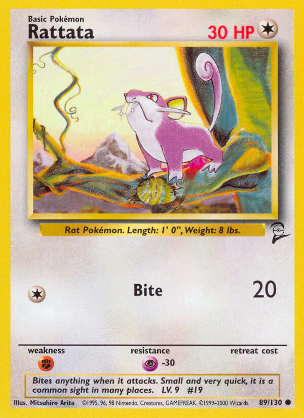 Base Set 2 089 Rattata