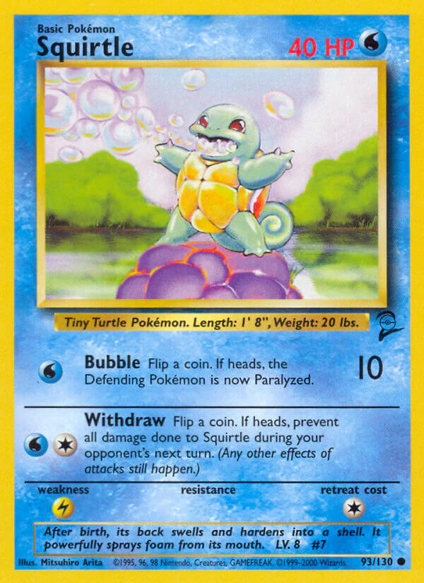 Base Set 2 093 Squirtle