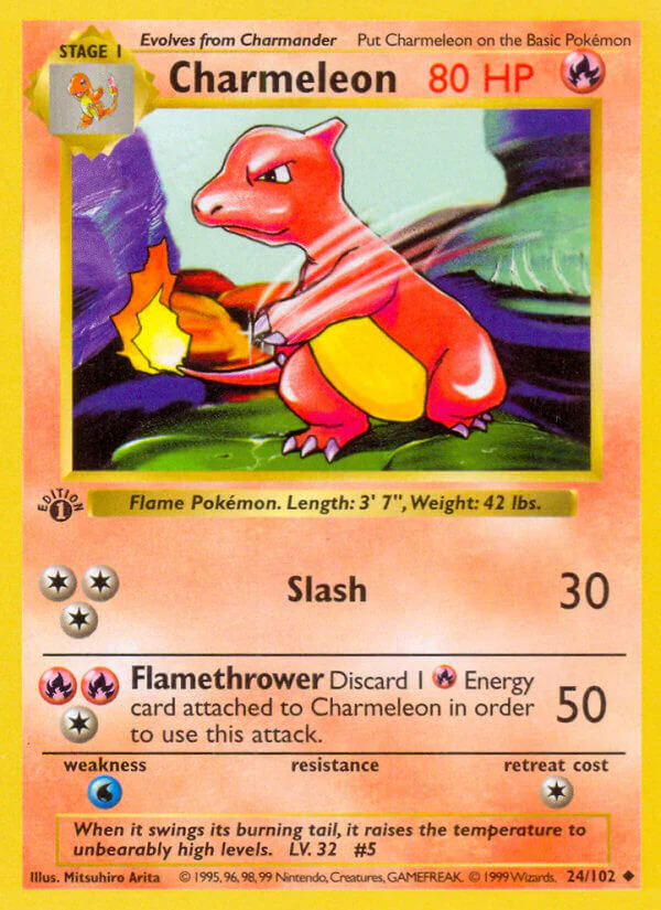 Base Set 024 Charmeleon