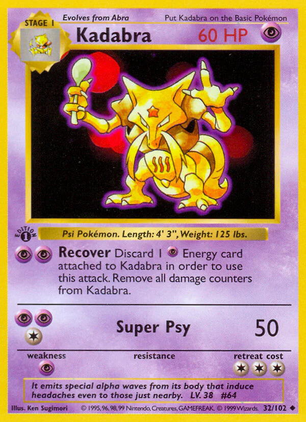 Base Set 032 Kadabra