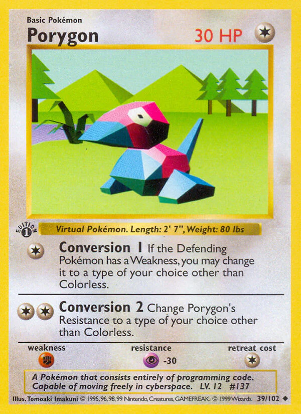 Base Set 039 Porygon