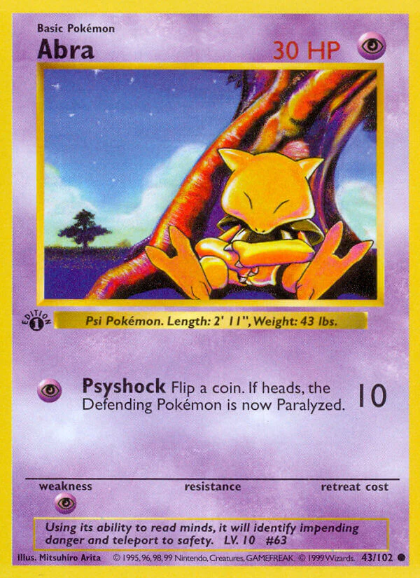 Base Set 043 Abra