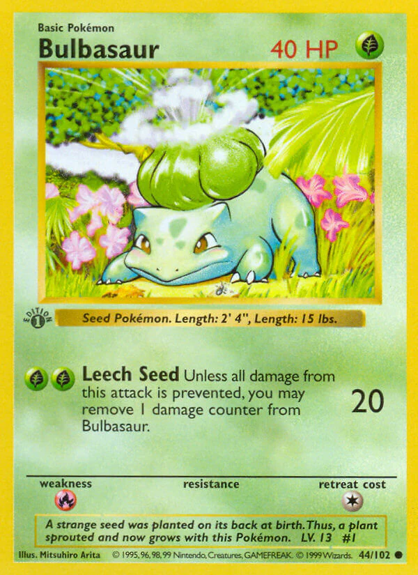 Base Set 044 Bulbasaur