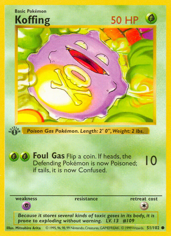 Base Set 051 Koffing
