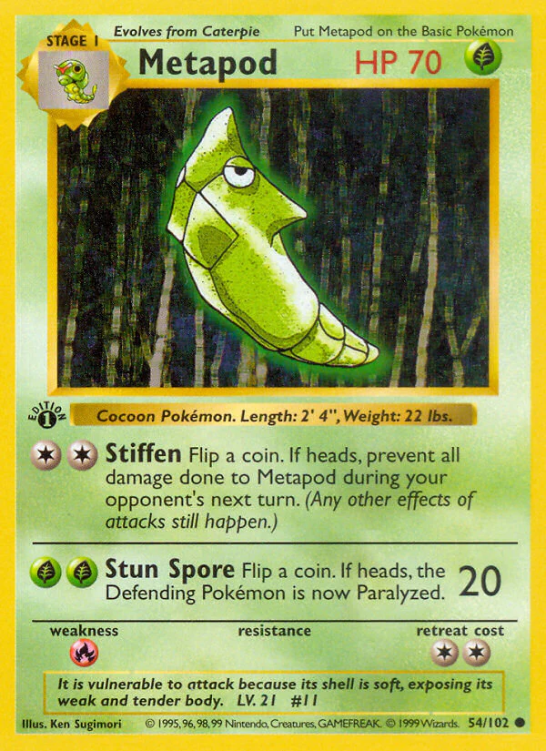 Base Set 054 Metapod
