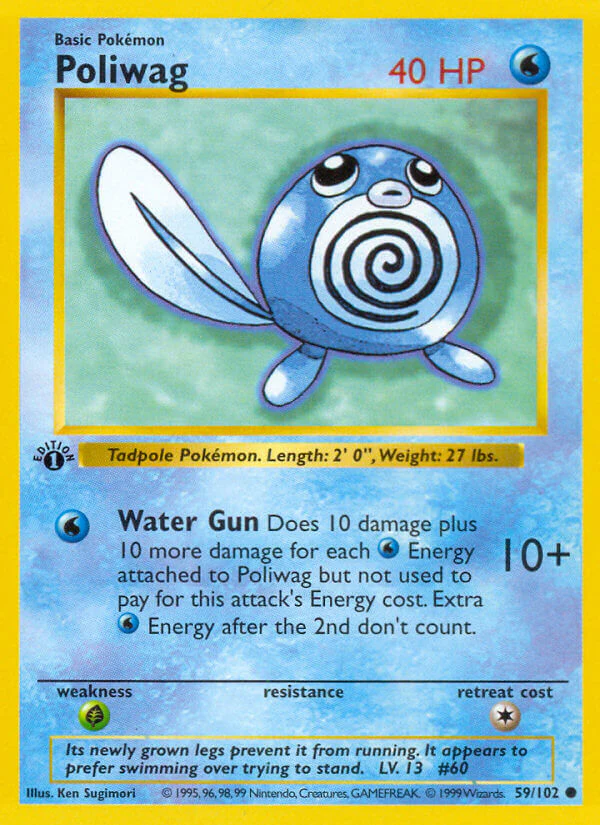 Base Set 059 Poliwag