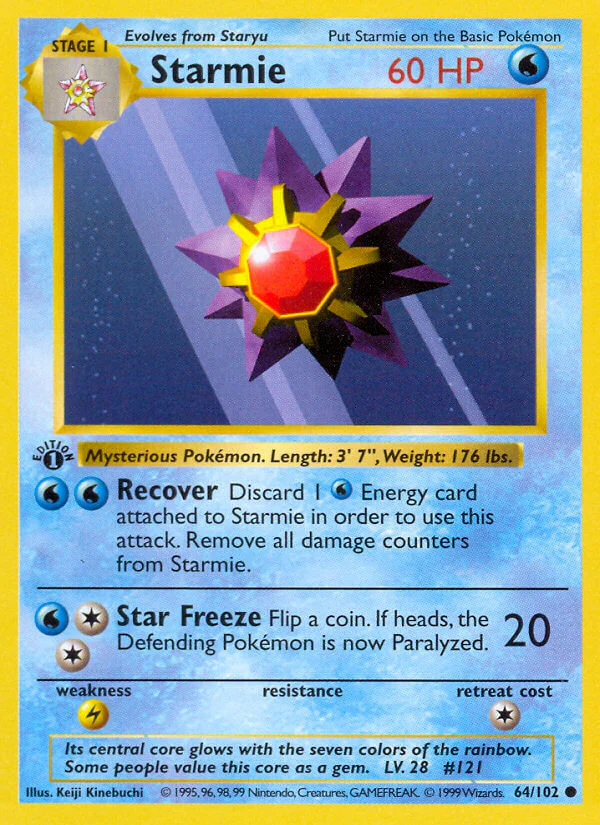 Base Set 064 Starmie