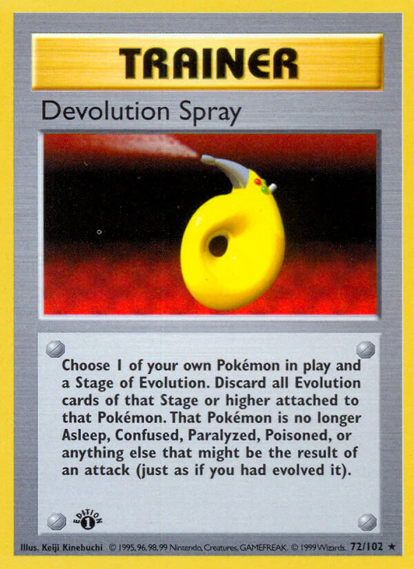 Base Set 072 Devolution Spray