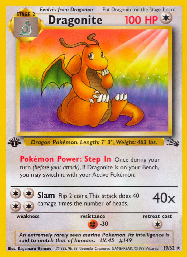 Fossil 019 Dragonite