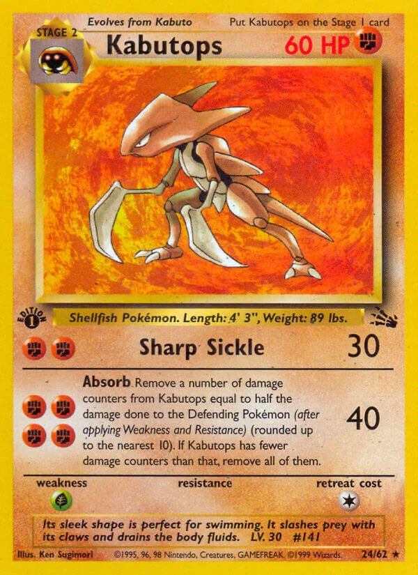 Fossil 024 Kabutops