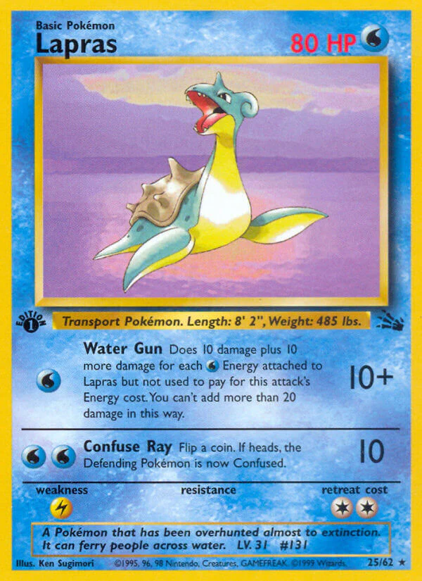 Fossil 025 Lapras
