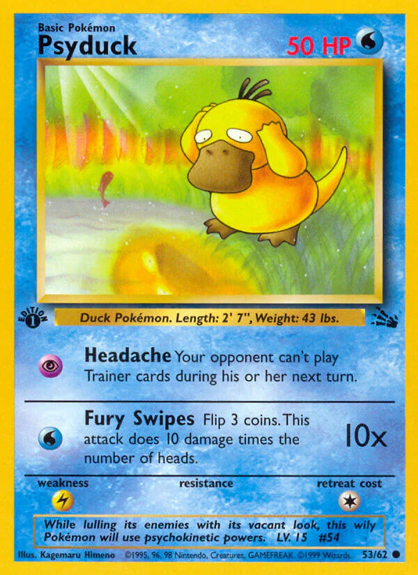 Fossil 053 Psyduck