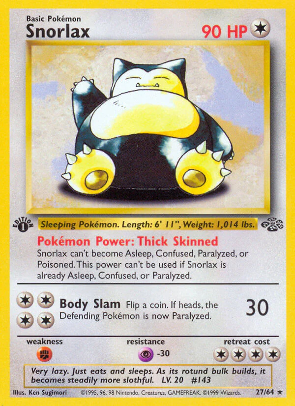Jungle 027 Snorlax
