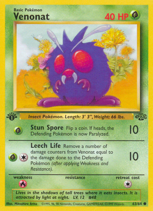 Jungle 063 Venonat
