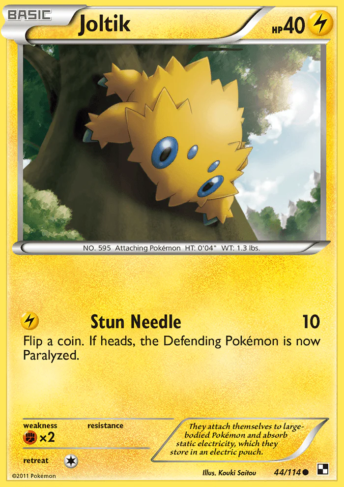 Black and White 044 Joltik